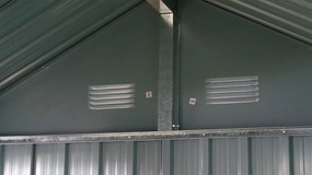 Záhradný domček BestBerg ZCH-4AB / 4,5 m² / 259 x 172 x 222 cm / sivá/biela