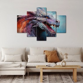 Obraz - Ilustrácia draka (150x105 cm)