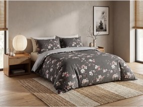 Flanelové obliečky z mikrovlákna BLOSSOM sivé Rozmer obliečky: 70 x 90 cm | 140 x 200 cm