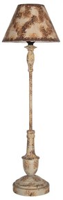 Rustikálna kovová lampa beige 71 cm