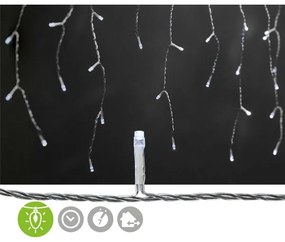 Nedis CLLC360C - LED Vianočný záves 360xLED/7 funkcií 14m IP44 studená biela