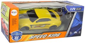 Lean Toys Športové autíčko na diaľkové ovládanie 1:24 – žlté