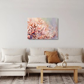 Sklenený obraz - Maľba pastelová jeseň (70x50 cm)