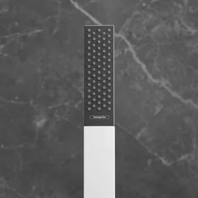 Hansgrohe Rainfinity, tyčová ručná sprcha 100 1jet, matná biela, HAN-26866700