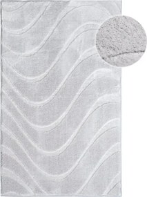 Kúpeľňový koberček WAVES 400 svetlosivý