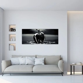 Obraz čierneho jablká (120x50 cm)