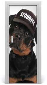 Samolepiace fototapety na dvere rottweiler 75x205 cm