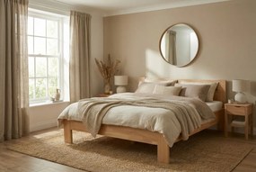 DREVONA Manželská posteľ z masívu buk 180x200 MATE
