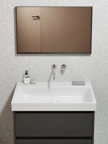 GSI GSI, NUBES keramické umývadlo 120x50 cm, 2 otvory, biela ExtraGlaze, 9624211
