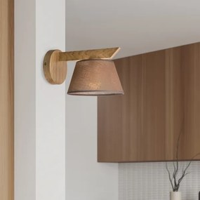 Brilagi - LED  Nástenné svietidlo ANTHONY 1xE14/40W/230V dub/hnedá
