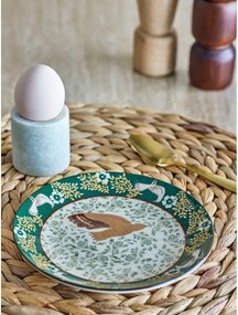 Zelený dezertný kameninový tanier ø 16 cm Hezha – Bloomingville