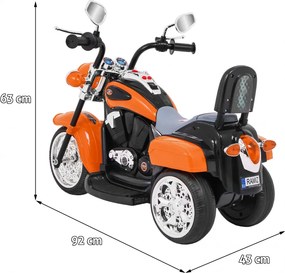 Ramiz Motorka Chopper NightBike oranžová