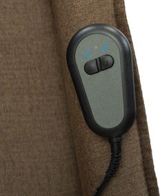 Elektricky polohovateľné kreslo SENTO s funkciou vstávania hnedé