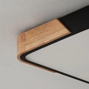 Brilagi - Stmievateľné LED svietidlo PILANA LED/60 W/230 V dub/čierna 56x56 cm + DO