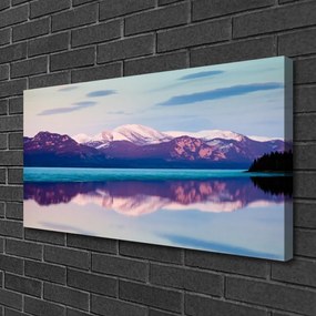 Obraz Canvas Hory jazero príroda 100x50 cm