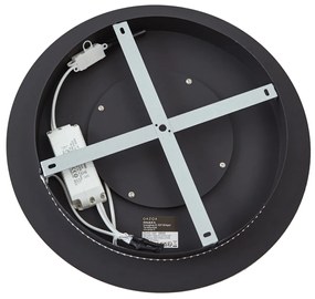 Moderné stropné svietidlo čierne 40 cm vrátane LED s 3-stupňovým stmievaním - Morning