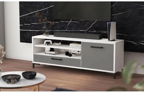 TV skrinka/stolík Cascade  (biela + sivá). Vlastná spoľahlivá doprava až k Vám domov. 1098743