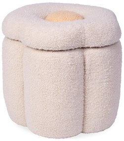 Childhome - Taburet FLOWER pr. 35 cm krémová