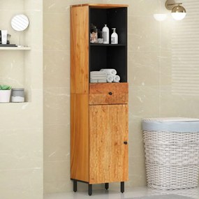 Kúpeľňová skrinka 38x33x160 cm masívne akáciové drevo 356877