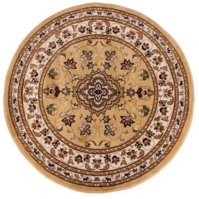Flair Rugs, Kusový koberec Sincerity Royale Sherborne Beige kruh, 133x133 (priemer) kruh, béžová, obývacia izba