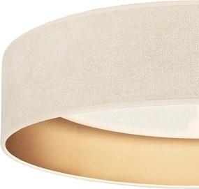 BRILAGI-LED stmievateľné veľké SMART stropné svietidlo 36W/230V 3000–6000K, priemer 55 cm, krémová/zlatá WT+DO