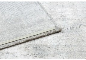 Moderný koberec TULS štrukturálny, strapce 51231 Vintage slonová kosť / sivá Veľkosť: 280x370 cm