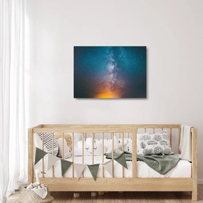 Sklenený obraz - Mliečna dráha (70x50 cm)