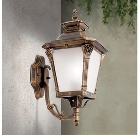 Orion - Vonkajšie nástenné svietidlo AIKO 1xE27/60W/230V IP23 bronz/patina