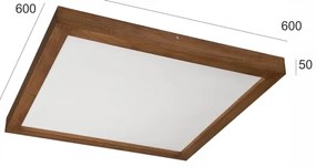 Brilagi - LED kúpeľňové svietidlo WOODY FRAME LED/40W/230V 60x60 IP44 dub čerešňa