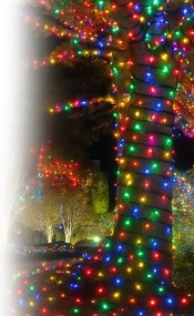 Vianočné svetielka vonkajšie FLASH multicolor 300 LED