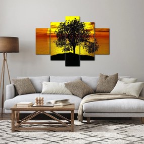 Obraz siluety stromu (150x105 cm)