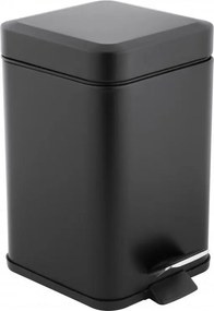 Odpadkový kôš do kúpeľne MITA 3l - softclose - čierny