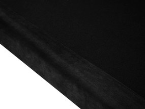 Elegantná čierna čalúnená pohovka pre 2 LOKKA Beliani