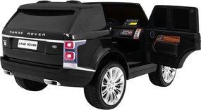 Ramiz Range Rover HSE dvojmiestne detské elektrické auto čierne SUV + ovládač na diaľkové ovládanie