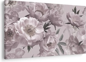 Obraz - Vintage kvety pivoniek (90x60 cm)