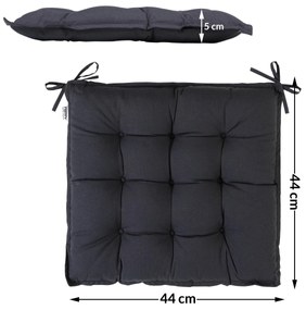 InternetovaZahrada 4 x poduška Cozy - antracit