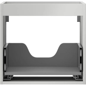 Mexen Box-A, závesná skrinka 50 cm, 1 zásuvka, matná sivá, 91AX0-0500-470-1-62