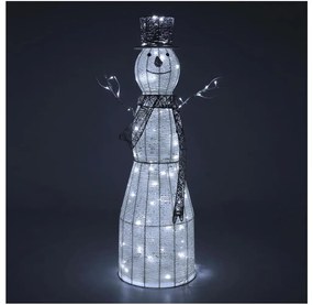 Retlux - LED Vonkajšia vianočná dekorácia LED/3,6W/230V/studená biela 124 cm IP44 snehuliak
