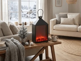LED dekorácia lucerna COZY WARM 55x30 cm, čierna