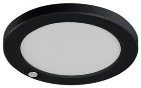 Kanlux 24605 - LED Svietidlo so senz. 2v1 ERGA LED/17W/230V 3000/4000/6500K čierna KX2587