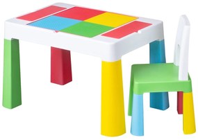 Detský stolček so stoličkou TEGA MULTIFUN - multicolor