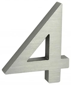 Domové čísla RICHTER 3D RN.100LV (HLINÍK), 5, richter stříbná