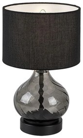 Rabalux 74034 - Stolná lampa PIRELO 1xE14/25W/230V dymová