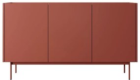 Komoda Color K144 červená/dub linea