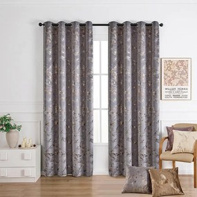 Záves na krúžkoch GOLDY VET479/4/210GSM 140x250 cm sivý