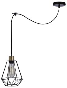Luster na lanku PRIMO 1xE27/60W/230V pavúk