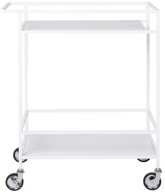 Kovový servírovací stolík na kolieskach 40x68 cm Vita – House Nordic