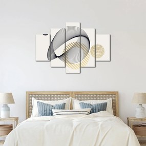 Obraz - Geometrické tvary N⁰3 (150x105 cm)