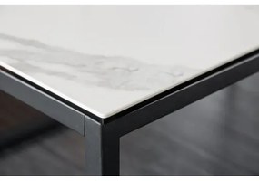 Heureka.sk | Bývanie a doplnky | Nábytok | Stoly a stolíky | Konferenčné stolíky | Konferenčný stôl 41089 100x60cm Marble Look White Ceramik - Komfort-nábytok