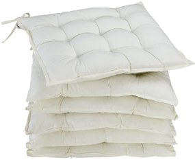 InternetovaZahrada 6 x poduška Cozy - krémová